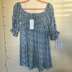 NWT Blue Floral Dress